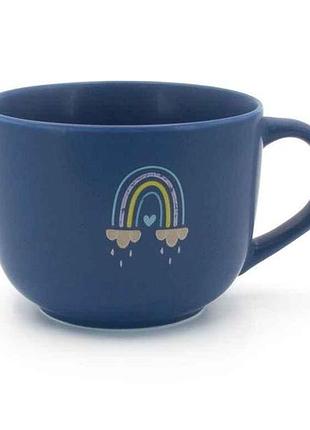 Чашка 550мл darling rainbow jumbo порцелянова тм milika