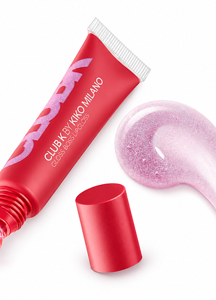 Блеск для губ kiko milano club k gloss boss lipgloss 11 club coded - сиреневый с голубым перламутром (000200-11)