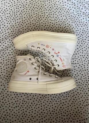 Кеди converse chuck taylor all star platform lift