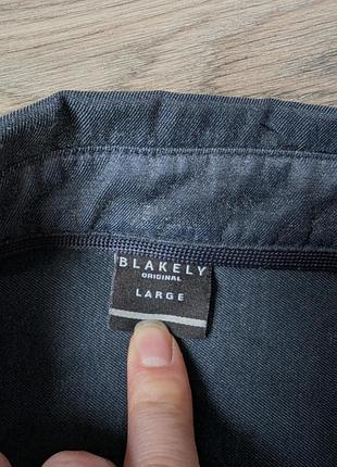 Базовая графитовая рубашка blakely 5
