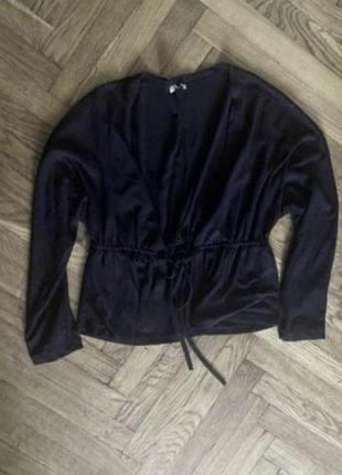 Черный кардиган