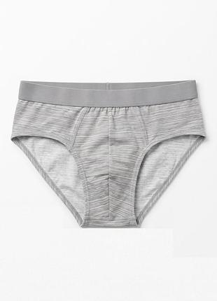 Трусы-слип для мужчины primark хлопковые серые