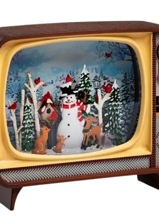 Новорічний нічник ретро телевізор wdl-24034b xmas top shop ua_