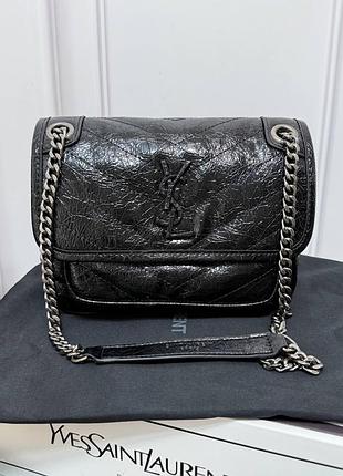 Сумка ysl saint laurent nikki  size 21 cm полный комплект