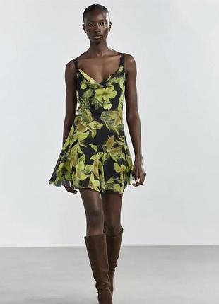 Сукня сарафан сітка zara