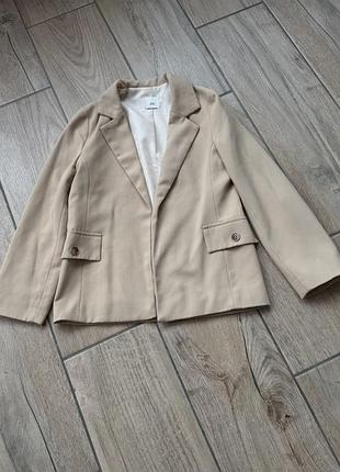 Піджак для дівчинки river island бежевий