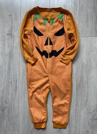 Флісовий комбінезон сліп кігурумі 3-4 роки на хеловін 🎃 hellowin