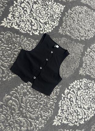 Топ жіночий h&m чорний 3