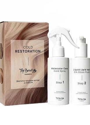 Двоетапна система догляду за волоссям top beauty molecular care (150 +150 мл)