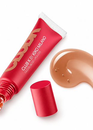 Блеск для губ kiko milano club k gloss boss lipgloss 03 tipsy talk - светлый розовый нюд (000200-03)
