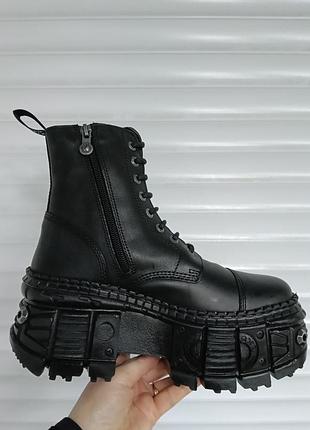 Urbanshop com ua шкіряні черевики new rock m-wall083c-s7 (колекція wall) — оригінал, іспанія