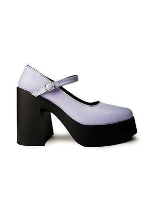 Urbanshop com ua туфли altercore darkenda цвет фиолетовый каблук блок размеры запитуйте