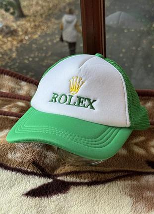 Ролекс кепка rolex зелена бейсболка