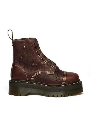 Urbanshop com ua dr. martens черевики жіночі шкіряні sinclair flower коричневі dm42818200 розміри запитуйте