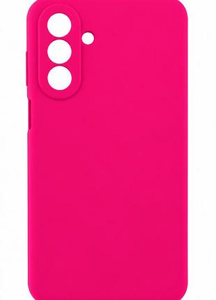 Чехол silicone cover для samsung galaxy a27 / a276 бампер с микрофиброй розовый