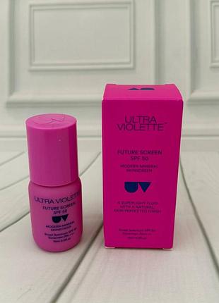 Ultra violette future screen spf 50 mineral fsunscreen serum крем з спф