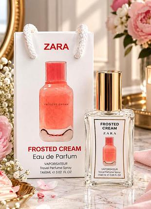Парфуми жіночий zara frosted cream, 50 мл, сумка в стилі бренду