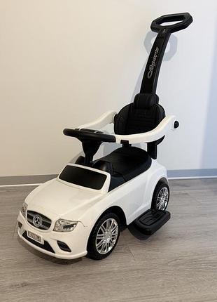 Дитяча машинка-каталка mercedes-benz біла