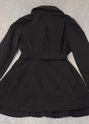 Плащ тренд короткий черный guess 8
