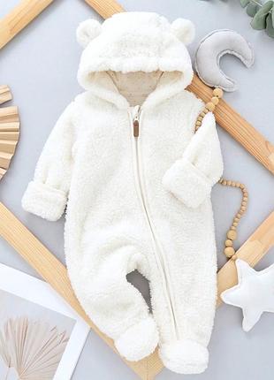 Плюшевий теплий комбез h&m