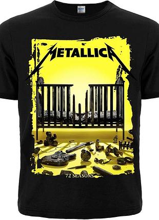 Футболка metallica - 72 seasons (чорна) (rw)