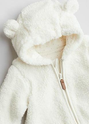 Плюшевий теплий комбез h&m 3
