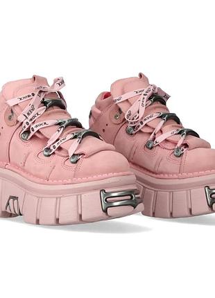 Urbanshop com ua оригинальные ботинки new rock m-106-c158 pink - эксклюзивный стиль и премиум качество 37