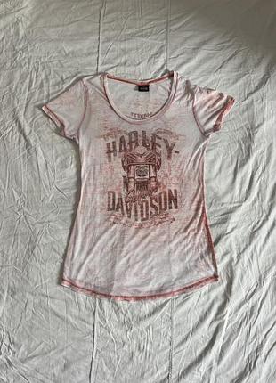 Harley-davidson vintage burnout tee / жіноча футболка харлей девідсон biker core y2k