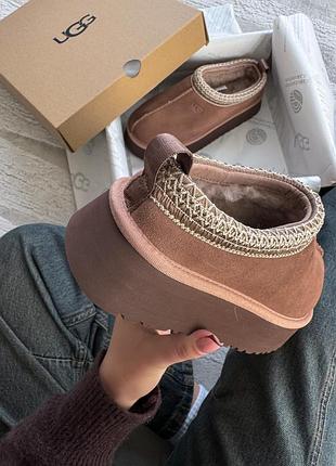 Ugg tasman platform light brown 4
