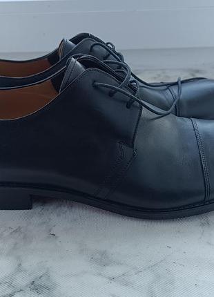 Туфлі чоловічі barneys new york чорні шкіряні