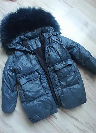 Пуховик zara 11-12p