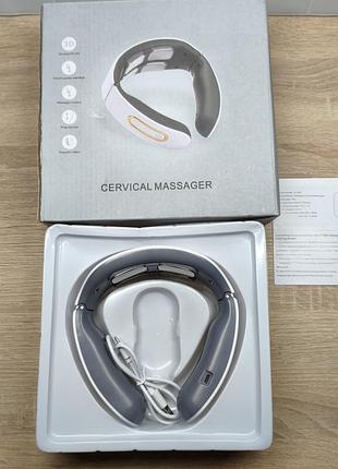 Масажер шийного відділу cervical massager jt-809 імпульсний з прогрівом