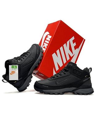 ❄️ nike rivah fur black grey