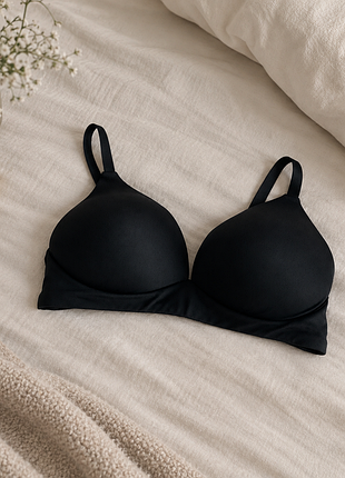 🖤 базовий чорний безшовний бюстгальтер планж | primark | 80e✨