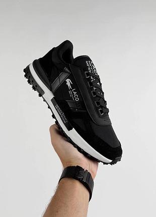 Кросівки lacoste замша/текстиль
