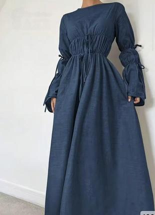 Красиве із зав'язками плаття 👗 3