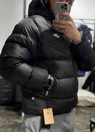 Куртка пуховик nike чорна 2