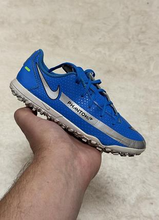 Nike phantom gt club tf 31.5р 19.5-20см сороконіжки оригінал