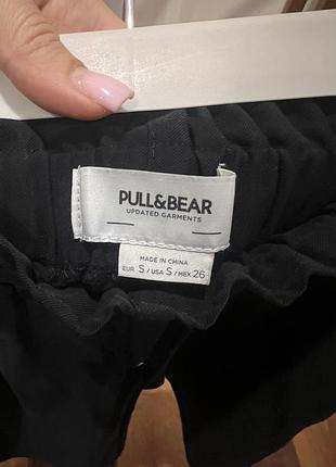 Жіночі шорти pull & bear класичні чорні 3