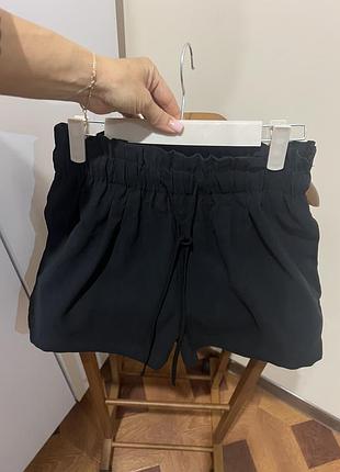 Жіночі шорти pull & bear класичні чорні 5