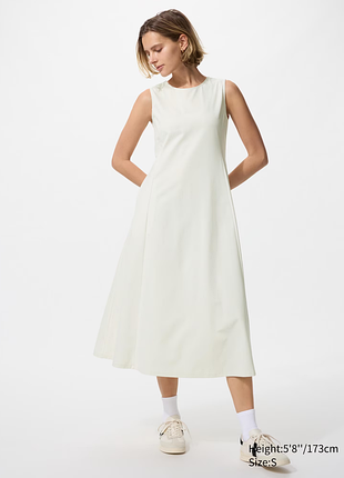 Ультра-эластичное платье airism uniqlo без рукавов бестселлер