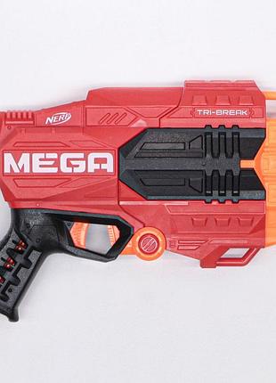 Бластер nerf mega tri-break (e0010) б/у