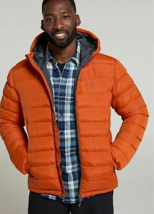 Куртка чоловіча mountain warehouse seasons mens padded jacket теракотового кольору