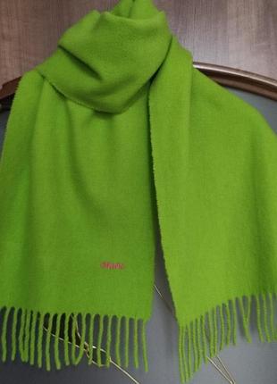 Шерстяной шарф dkny (80% шерсть)