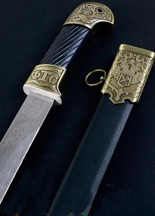 Сувенирное оружие кровавый дракон с гравировкой на лезвии на рукояти голова орла сабля, меч, ножны для подвеса