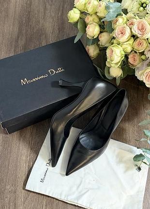 Туфлі жіночі massimo dutti чорні