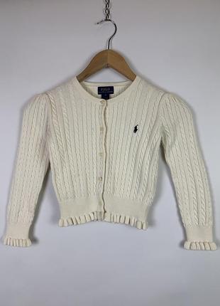 Кардиган кофтинка светр на дівчинку polo ralph lauren