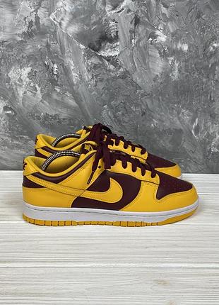 Кожаные кроссовки nike dunk low retro 41/26 см