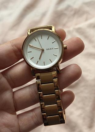 Годинник жіночий dkny рожеве золото