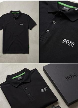 Винтажная мужская поло-рубашка hugo boss